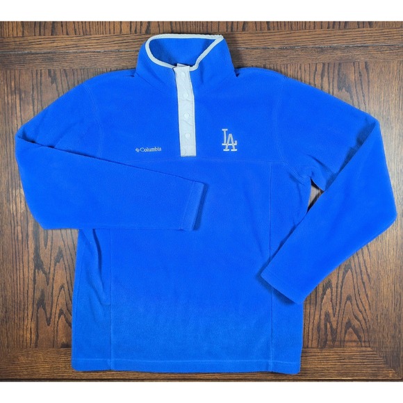 Columbia Other - Columbia Los Angeles Dodgers Steens Mountain Pullover Fleece Jacket Mens Medium